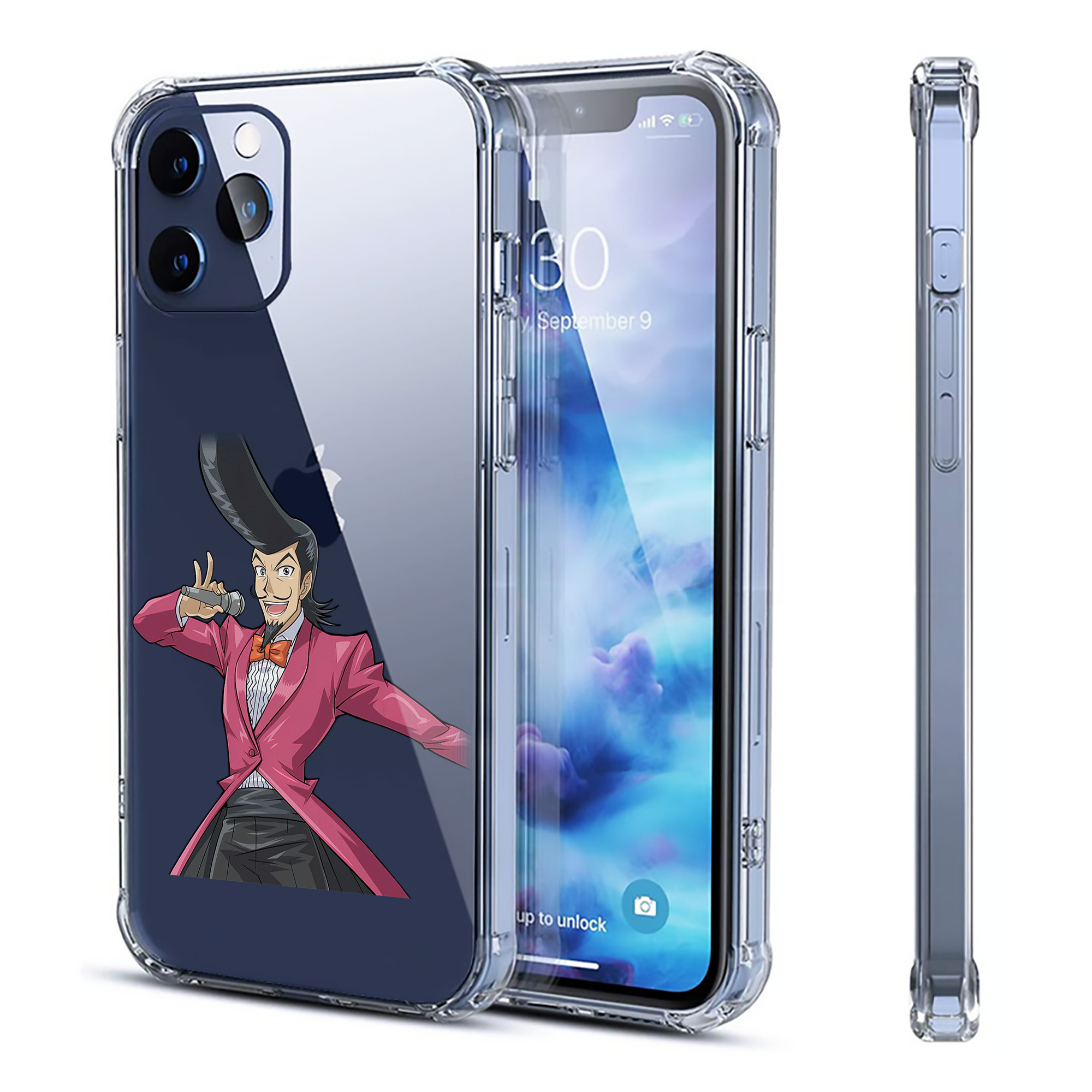 （画像用） 遊☆戯☆王 Yu-Gi-Oh! 【iPhone 12シリーズ対応】透明スマホケース（クリアソフトケース）